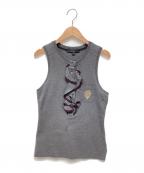 GUCCIグッチ）の古着「ノースリーブニット」｜グレー