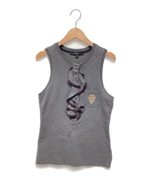 GUCCI（グッチ）GUCCI (グッチ) ノースリーブニット グレー サイズ:Sの古着・服飾アイテム