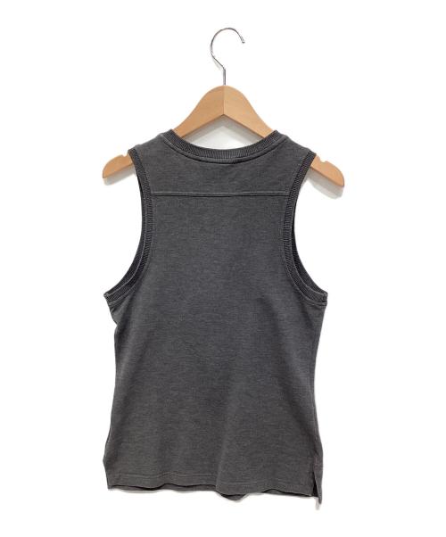 GUCCI（グッチ）GUCCI (グッチ) ノースリーブニット グレー サイズ:Sの古着・服飾アイテム