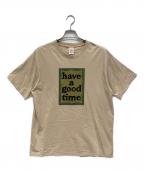 have a good timeハブアグッドタイム）の古着「半袖Tシャツ」｜ベージュ