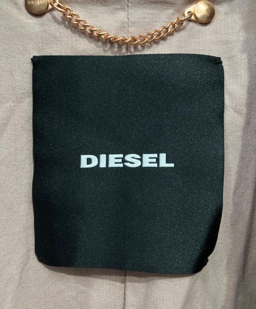 DIESEL（ディーゼル）DIESEL (ディーゼル) ボアロングコート ピンク サイズ:XSの古着・服飾アイテム