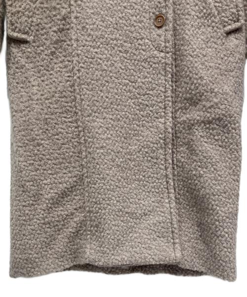 DIESEL（ディーゼル）DIESEL (ディーゼル) ボアロングコート ピンク サイズ:XSの古着・服飾アイテム