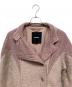 中古・古着 DIESEL (ディーゼル) ボアロングコート ピンク サイズ:XS：7000円