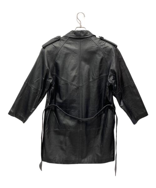 Avoo Ching（Avoo Ching）Avoo Ching (Avoo Ching) レザーコート ブラック サイズ:FREEの古着・服飾アイテム