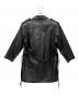 Avoo Ching (Avoo Ching) レザーコート ブラック サイズ:FREE：3000円