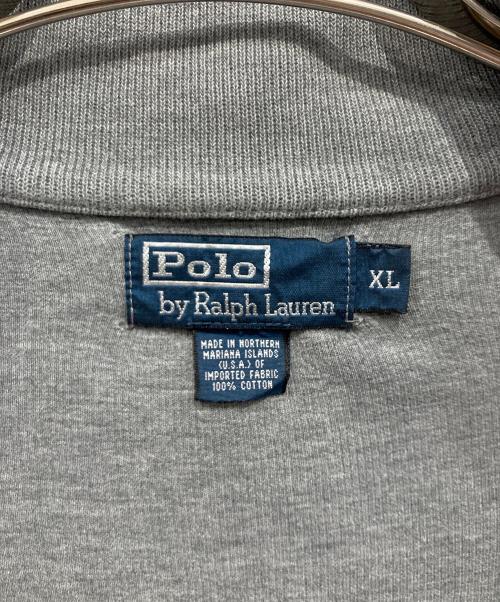 POLO RALPH LAUREN（ポロ・ラルフローレン）POLO RALPH LAUREN (ポロ・ラルフローレン) ハーフジップスウェット グレー サイズ:XLの古着・服飾アイテム