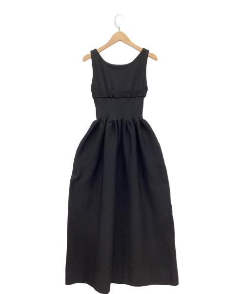 SETENS（セテンス）SETENS (セテンス) Long knit dress ブラック サイズ:Freeの古着・服飾アイテム