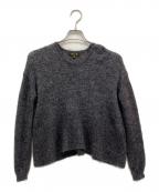 DRAWERドゥロワー）の古着「モヘアニット」｜ブラック