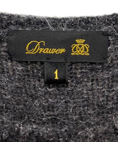 DRAWER（ドゥロワー）DRAWER (ドゥロワー) モヘアニット ブラック サイズ:1の古着・服飾アイテム