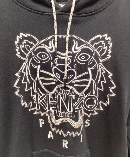 KENZO（ケンゾー）KENZO (ケンゾー) Tiger Head Embroidery Logo ブラック サイズ:Freeの古着・服飾アイテム