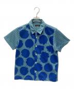 COMME des GARCONS HOMME PLUSコムデギャルソンオムプリュス）の古着「ガンクラブチェックシャツ」｜ブルー×グリーン