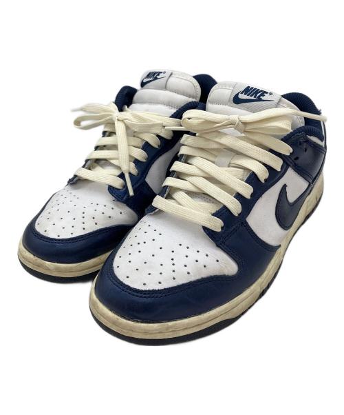 NIKE（ナイキ）NIKE (ナイキ) スニーカー ホワイト×ネイビー サイズ:25の古着・服飾アイテム
