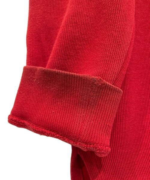 POLO RALPH LAUREN（ポロ・ラルフローレン）POLO RALPH LAUREN (ポロ・ラルフローレン) ハーフジップニット レッド サイズ:Lの古着・服飾アイテム