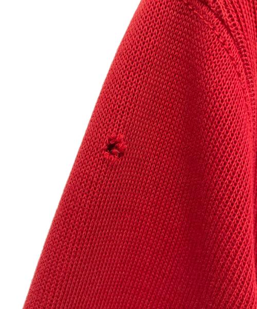 POLO RALPH LAUREN（ポロ・ラルフローレン）POLO RALPH LAUREN (ポロ・ラルフローレン) ハーフジップニット レッド サイズ:Lの古着・服飾アイテム