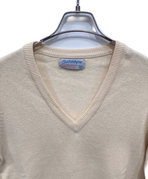 BALLANTYNE（バランタイン）BALLANTYNE (バランタイン) セーター アイボリー サイズ:38の古着・服飾アイテム