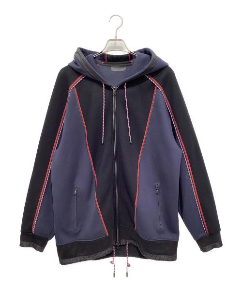 DIESEL Black Gold（ディーゼル ブラック ゴールド）DIESEL Black Gold (ディーゼル ブラック ゴールド) ジップパーカー ネイビー サイズ:Lの古着・服飾アイテム