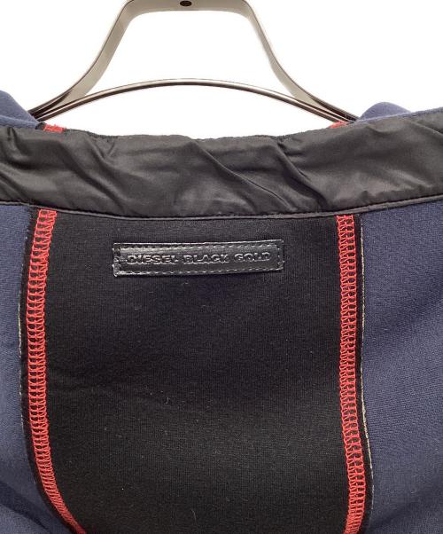 DIESEL Black Gold（ディーゼル ブラック ゴールド）DIESEL Black Gold (ディーゼル ブラック ゴールド) ジップパーカー ネイビー サイズ:Lの古着・服飾アイテム