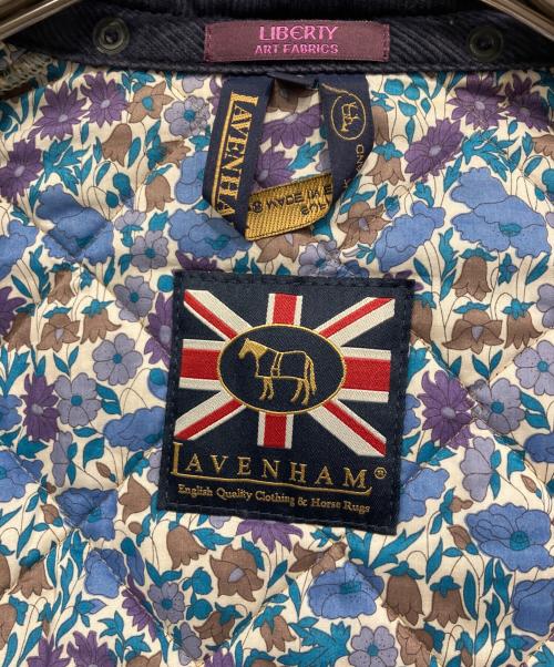 LAVENHAM（ラベンハム）LAVENHAM (ラベンハム) LIBERTY (リバティー) キルティングコート ネイビー サイズ:36の古着・服飾アイテム