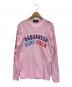DSQUARED2（ディースクエアード）の古着「SURF CREW L/S T-SHIRT」｜ピンク