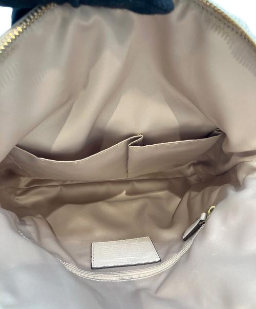 COACH（コーチ）COACH (コーチ) 2WAYバッグ ホワイト×ピンクの古着・服飾アイテム