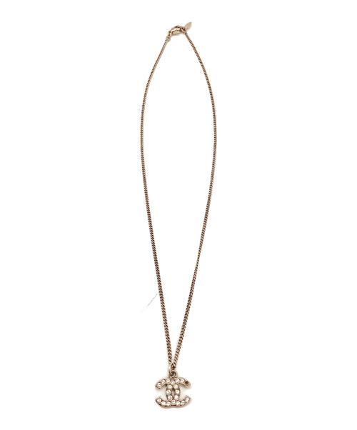 CHANEL（シャネル）CHANEL (シャネル) ココマークラインストーンネックレスの古着・服飾アイテム