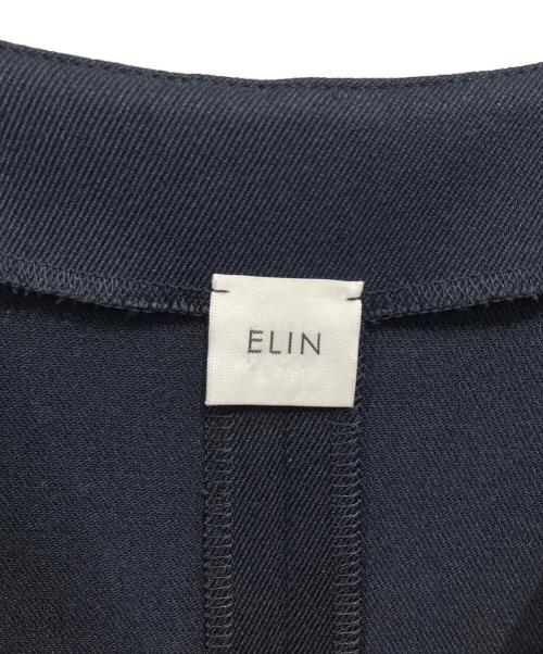ELIN（エリン）ELIN (エリン) ウールチノドレス ネイビー サイズ:36の古着・服飾アイテム