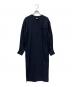 ELIN（エリン）の古着「ウールチノドレス」｜ネイビー