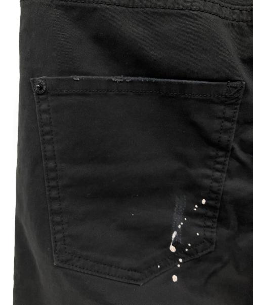 DSQUARED2（ディースクエアード）DSQUARED2 (ディースクエアード) ダメージスキニーパンツ ブラック サイズ:44の古着・服飾アイテム