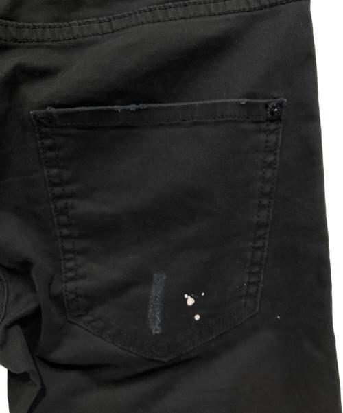DSQUARED2（ディースクエアード）DSQUARED2 (ディースクエアード) ダメージスキニーパンツ ブラック サイズ:44の古着・服飾アイテム