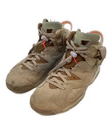 NIKE×Travis Scott（ナイキ×トラヴィススコット）の古着「AIR JORDAN 6 RETRO」｜ベージュ