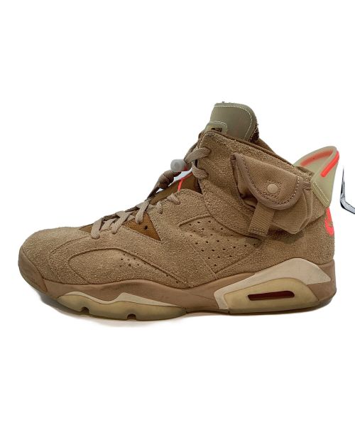 NIKE（ナイキ）NIKE (ナイキ) Travis Scott (トラヴィス スコット) AIR JORDAN 6 RETRO ベージュ サイズ:29cmの古着・服飾アイテム