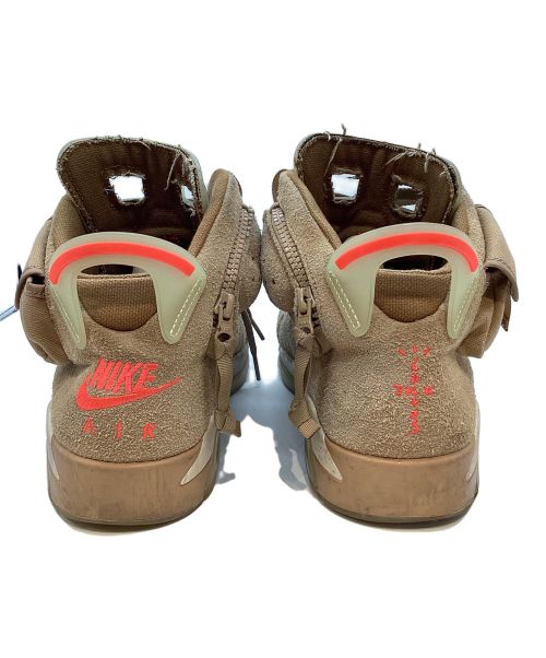 NIKE（ナイキ）NIKE (ナイキ) Travis Scott (トラヴィス スコット) AIR JORDAN 6 RETRO ベージュ サイズ:29cmの古着・服飾アイテム