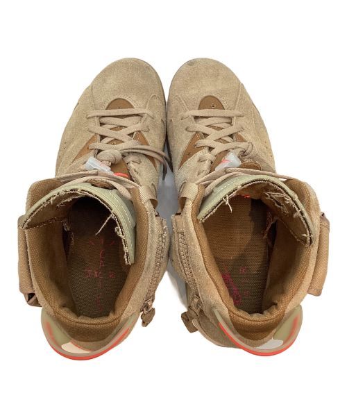 NIKE（ナイキ）NIKE (ナイキ) Travis Scott (トラヴィス スコット) AIR JORDAN 6 RETRO ベージュ サイズ:29cmの古着・服飾アイテム