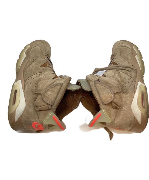 NIKE（ナイキ）NIKE (ナイキ) Travis Scott (トラヴィス スコット) AIR JORDAN 6 RETRO ベージュ サイズ:29cmの古着・服飾アイテム