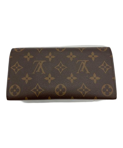 LOUIS VUITTON（ルイ ヴィトン）LOUIS VUITTON (ルイ ヴィトン) 長財布 ブラウン×ピンクの古着・服飾アイテム