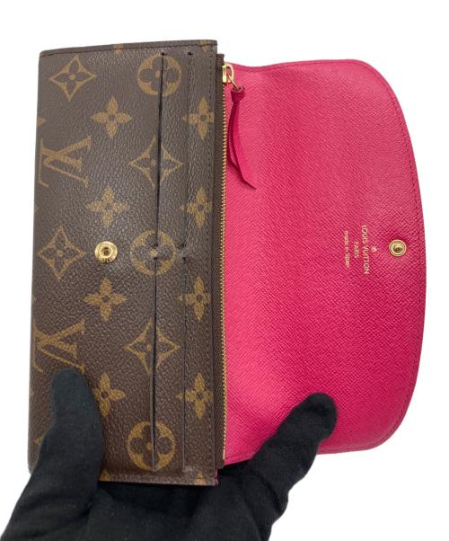 LOUIS VUITTON（ルイ ヴィトン）LOUIS VUITTON (ルイ ヴィトン) 長財布 ブラウン×ピンクの古着・服飾アイテム