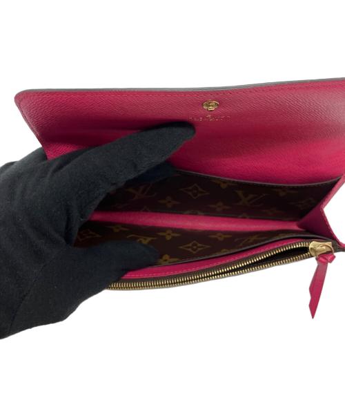 LOUIS VUITTON（ルイ ヴィトン）LOUIS VUITTON (ルイ ヴィトン) 長財布 ブラウン×ピンクの古着・服飾アイテム
