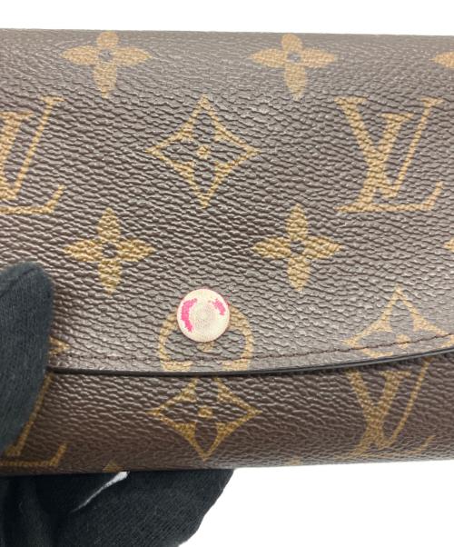 LOUIS VUITTON（ルイ ヴィトン）LOUIS VUITTON (ルイ ヴィトン) 長財布 ブラウン×ピンクの古着・服飾アイテム