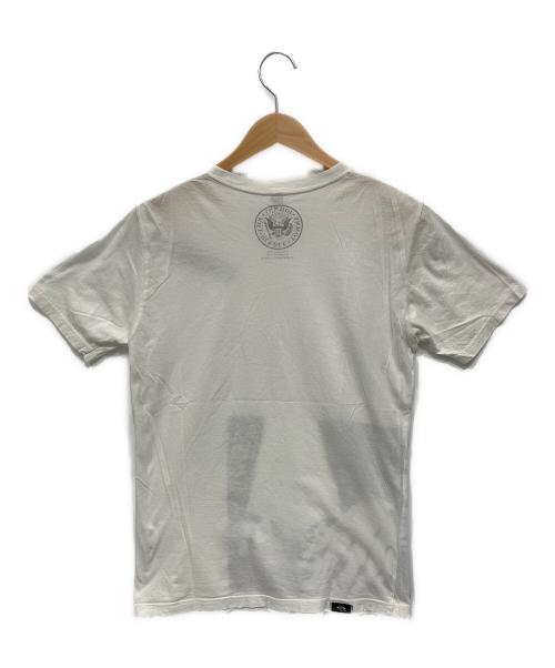 Hysteric Glamour（ヒステリックグラマー）Hysteric Glamour (ヒステリックグラマー) RAMONES (ラモーンズ) 半袖Tシャツ ホワイト サイズ:Sの古着・服飾アイテム