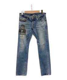 Hysteric Glamour×KURT KOBAIN（ヒステリックグラマー）の古着「スタッズデニムパンツ」｜ブルー