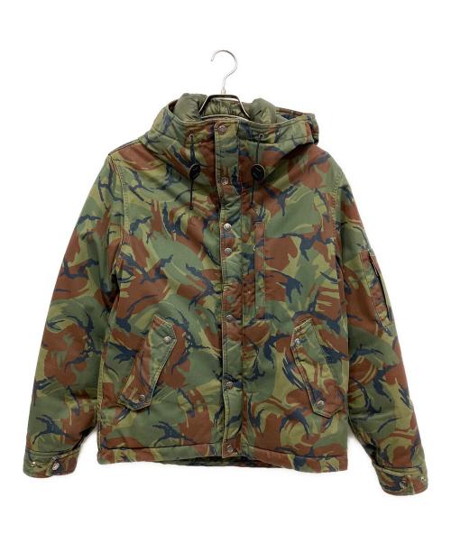 THE NORTHFACE PURPLELABEL（ザ・ノースフェイス パープルレーベル）THE NORTHFACE PURPLELABEL (ザ・ノースフェイス パープルレーベル) Camouflage Short Down Parka グリーン サイズ:Lの古着・服飾アイテム