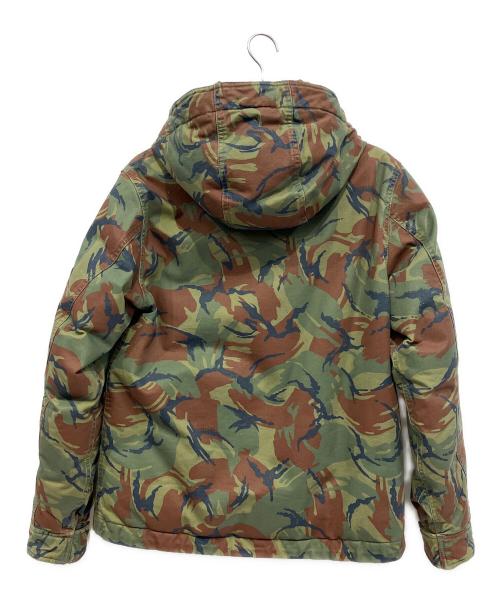THE NORTHFACE PURPLELABEL（ザ・ノースフェイス パープルレーベル）THE NORTHFACE PURPLELABEL (ザ・ノースフェイス パープルレーベル) Camouflage Short Down Parka グリーン サイズ:Lの古着・服飾アイテム