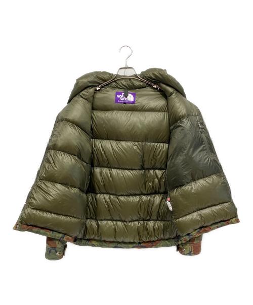 THE NORTHFACE PURPLELABEL（ザ・ノースフェイス パープルレーベル）THE NORTHFACE PURPLELABEL (ザ・ノースフェイス パープルレーベル) Camouflage Short Down Parka グリーン サイズ:Lの古着・服飾アイテム