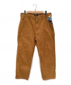 X-LARGE×SHIRT KING PHADEエクストララージ×シャツキングフェイド）の古着「ペインターパンツ」｜ブラウン
