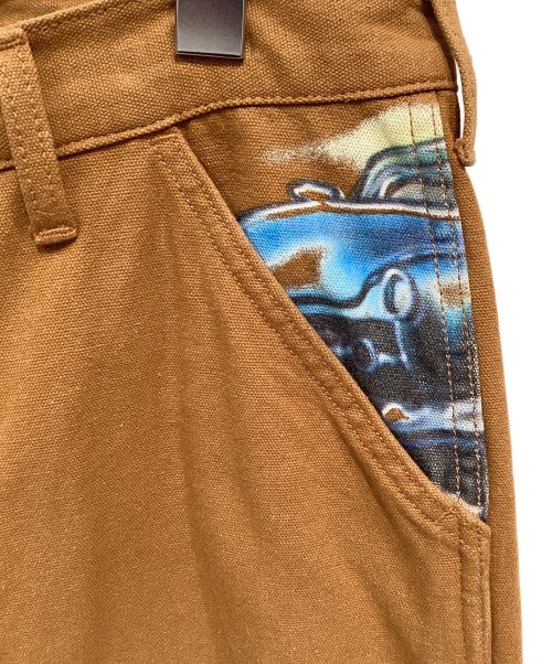 X-LARGE（エクストララージ）X-LARGE (エクストララージ) SHIRT KING PHADE ペインターパンツ ブラウン サイズ:XLの古着・服飾アイテム