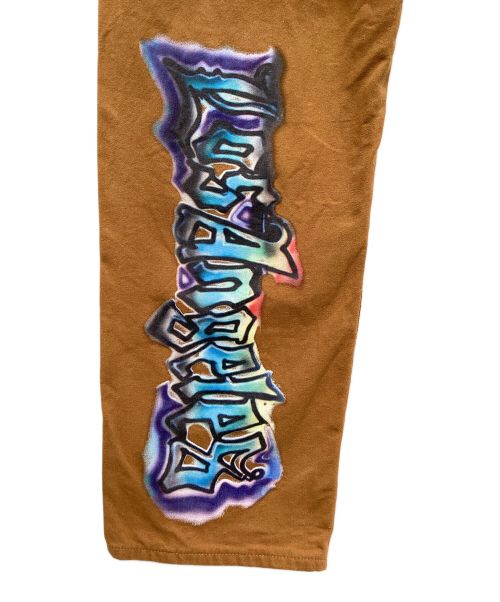 X-LARGE（エクストララージ）X-LARGE (エクストララージ) SHIRT KING PHADE ペインターパンツ ブラウン サイズ:XLの古着・服飾アイテム