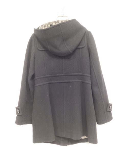 BURBERRY BLUE LABEL（バーバリー ブルー レーベル）BURBERRY BLUE LABEL (バーバリーブルーレーベル) ダッフルコート ブラック サイズ:Mの古着・服飾アイテム