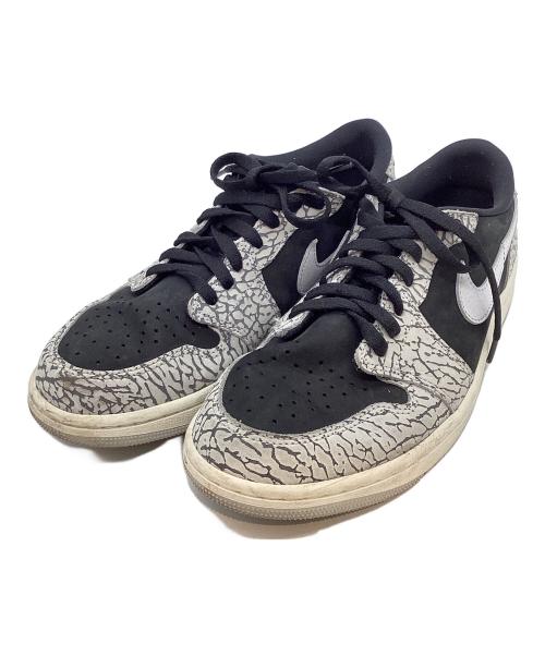 NIKE（ナイキ）NIKE (ナイキ) AIR JORDAN1 RETRO LOW OG グレー×ブラック サイズ:27.5cmの古着・服飾アイテム