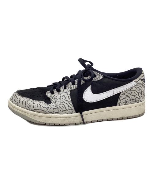 NIKE（ナイキ）NIKE (ナイキ) AIR JORDAN1 RETRO LOW OG グレー×ブラック サイズ:27.5cmの古着・服飾アイテム