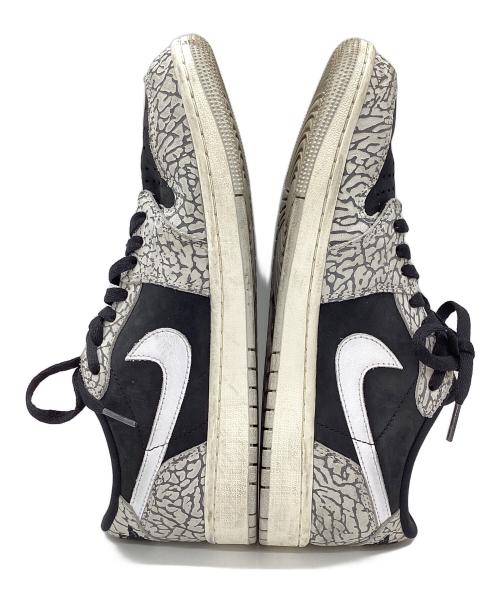 NIKE（ナイキ）NIKE (ナイキ) AIR JORDAN1 RETRO LOW OG グレー×ブラック サイズ:27.5cmの古着・服飾アイテム
